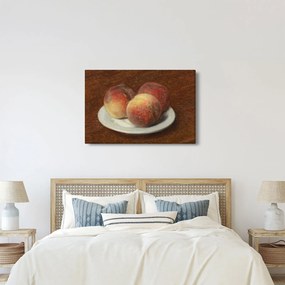 Tablou - Henri Fantin-Latour, Three Peaches on a Plate, reproducere (90x60 cm)