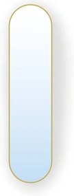 Baltica Design - Oglindă de perete TINY BORDER 155x40 cm, aurie