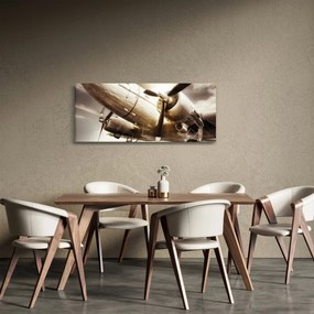 Tablou - Avion (120x50 cm)