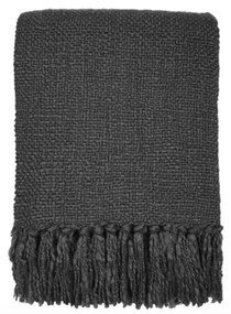 Pături,cuverturi Malagoon  Anthracite grey solid throw (NEW)