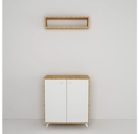 Mobilier Hol Menisa (stejar + alb) . 1093911