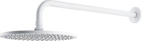 Palarie de dus cu brat Omnires Slimline finisaj alb mat ø25 cm 1 functie