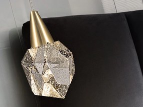 Lustra / Pendul LED design modern decorativ Aquaria auriu
