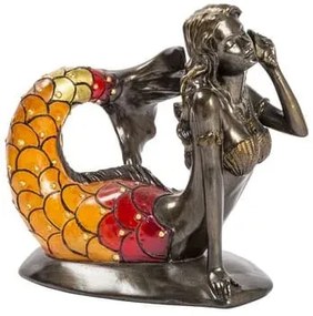 Lampa de masa Tiffany Mermaid h 19 cm