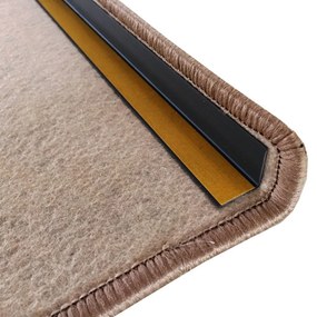 Treaptă pentru scări Nature maro, 24 x 65 cm, setde 5 bucăți