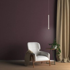 Pendul LED tubular design modern minimalist CALA alb