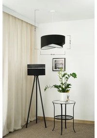 Lustră LED pe cablu Brilagi LYRA 1xE27/15W/230V negru/alb
