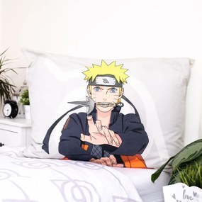 Lenjerie de pat pentru copii din bumbac pentru pat de o persoană 140x200 cm Naruto – Jerry Fabrics