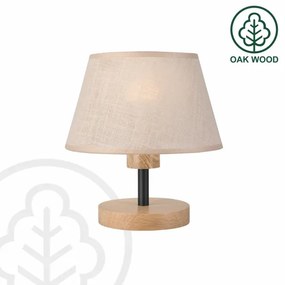 Lampă de masă Brilagi ANTHONY 1xE14/40W/230V stejar/bej