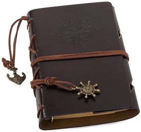 Jurnal original pentru călători cu copertă de piele