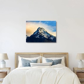 Tablou pe sticlă cu munții înzăpeziți, Nepal (70x50 cm)