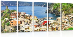 Tablou 5-piese coasta Italiei