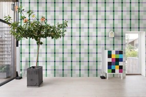 Tapet Outside The Box, Green &amp; Lilac, Rebel Walls