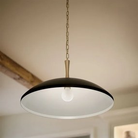 Lustră pe lanț Kichler KL-DELAROSA-P-BK DELAROSA 1xE27/60W/230V negru/alamă