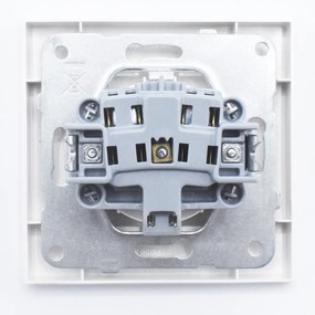Priza simpla cu impamantare si protectie copil Karre Plus Pansonic, ST, alba