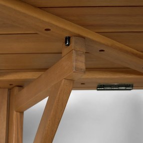 Măsuță pliabilă de perete din lemn de salcâm Kave Home Amarilis