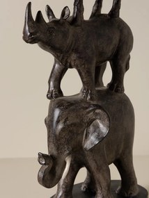 Suport lumanare din polirasină, „African Totem”
