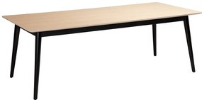 Masă de dining cu blat cu aspect de lemn de stejar 100x200 cm Yolo – DAN-FORM Denmark