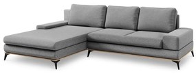 Colțar extensibil cu șezlong pe partea stângă Windsor &amp; Co Sofas Planet, gri