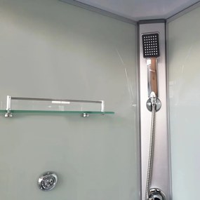Cabină de duș pătrată cu hidromasaj Valerie 90x90 cm