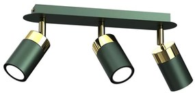 Spot JOKER 3xGU10/25W/230V verde/auriu