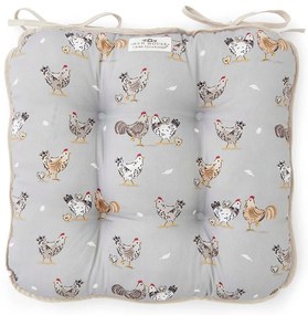 Pernă de scaun din bumbac 36x34 cm Hen House – Cooksmart ®