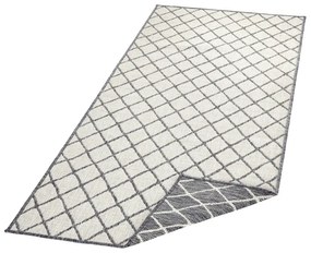 Covor adecvat pentru exterior NORTHRUGS Malaga, 80 x 250 cm, gri - crem