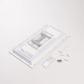 Panou LED aplicat RGBW, reglabil în intensitate, LED/22W/230V 2700-6500K 29,5x59,5 cm + telecomandă