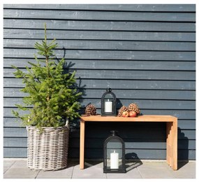 Bancă de grădină din lemn de tec House Nordic Benidorm, 90 x 30 cm