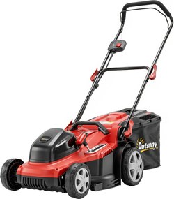 Outsunny Mașină de tuns iarbă electrică 800 W cu lățime de tăiere 40 cm, coș 45L, afișaj baterie, protecție la suprasarcină, 7 trepte de tăiere | Aosom Romania