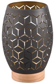 Veioză neagră (înălțime 21 cm) Bidar – Reality