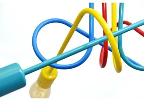 Lustr LED pentru copii OXFORD 4xE27/10W/230V montat pe tavan