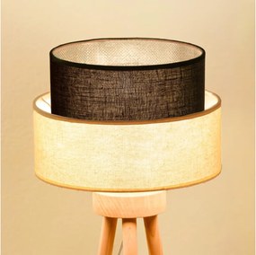 Brilagi - Lampă de masă LED stil BOHO 1xE27/15W/230V crem/maro