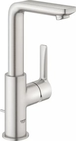 Baterie lavoar Grohe Lineare marimea L crom periat Supersteel cu ventil Pop-Up