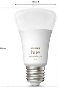 Bec LED dimabil Philips Hue WACA A60 E27/9W/230V 2000-6500K