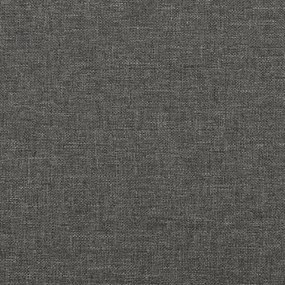 Cadru de pat box spring, gri inchis, 140x190 cm, textil Morke gra, 25 cm, 140 x 190 cm