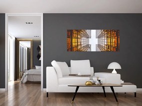 Tablou cu zgârie norii (120x50 cm)