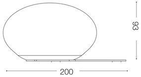 Lampă LED de masă Ideal Lux NINFEA 1xGX53/9W/230V alb