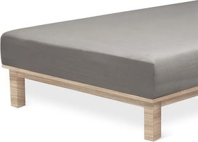 decoDoma Cearșaf elastic jersey cu elastan antracit 180 x 200 cm