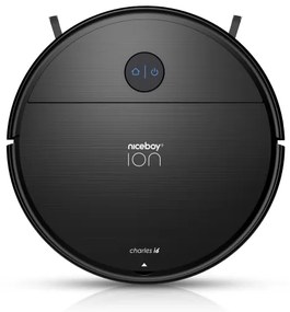 Niceboy ION Charles i6 - Aspirator robot 2în1, 2600 mAh, Wi-Fi, negru