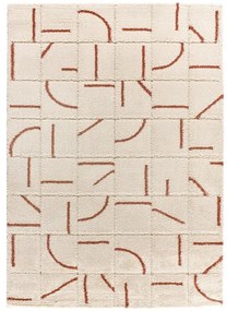 Covor cărămiziu-crem 160x230 cm Brenda – Universal