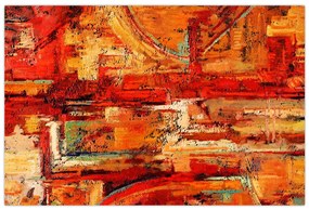 Tablou cu pictură pe pereți (90x60 cm)