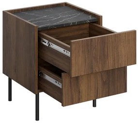 Noptieră Anto l97 (nuc warmia + mamură negru). 1121785