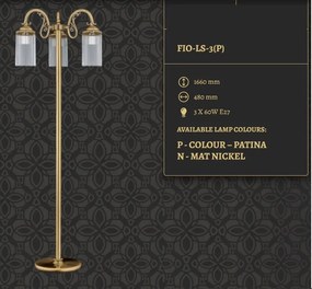Lampadar design clasic realizat manual Fiore