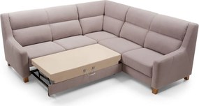 Colțar lemn masiv WAY extensibil, 240 × 101 × 240 cm - Stânga