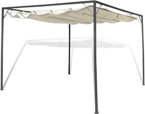 vidaXL Foișor de grădină cu acoperiș baldachin retractabil