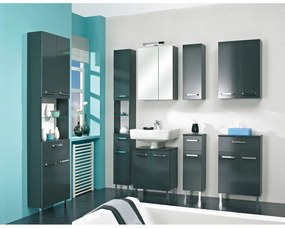 Dulap gri închis sub chiuvetă f 50x62 cm Set 311 - Pelipal