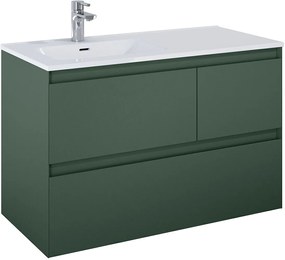 Elita Split dulap 100x45.8x63.5 cm sub chiuveta pe perete verde RE011006157010