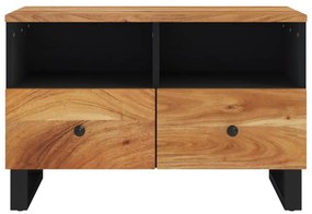 Comoda TV, 70x33x46 cm, lemn masiv de acacia 1, lemn masiv de acacia