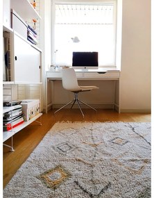 Covor bej lavabil/țesut manual din bumbac 170x240 cm Kaarol Earth – Lorena Canals